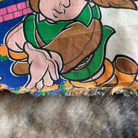 Vintage Zelda Nintendo Super Mario Bros & Legend Of Zelda Twin Sheet Set1988 - Picture 11 of 11